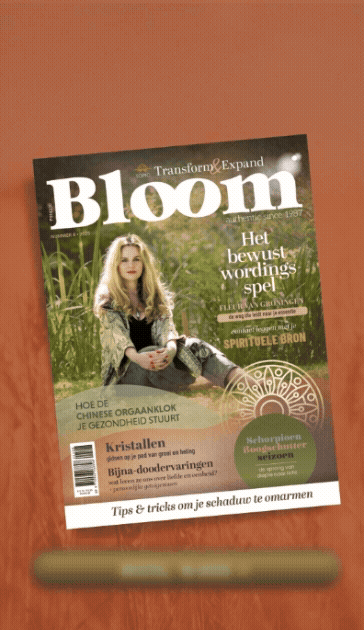 Bloom tijdschrift is uit Bestel staand