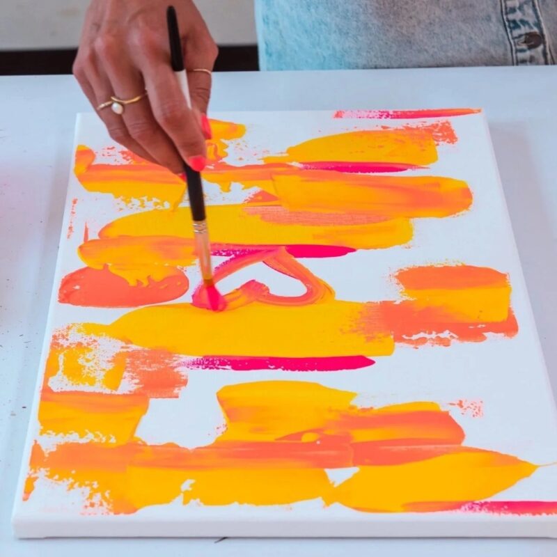 Ellen Van Brabandt visuals intuitief schilderen 4