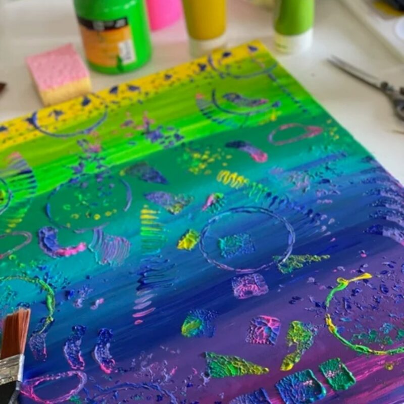 Ellen Van Brabandt visuals intuitief schilderen 5