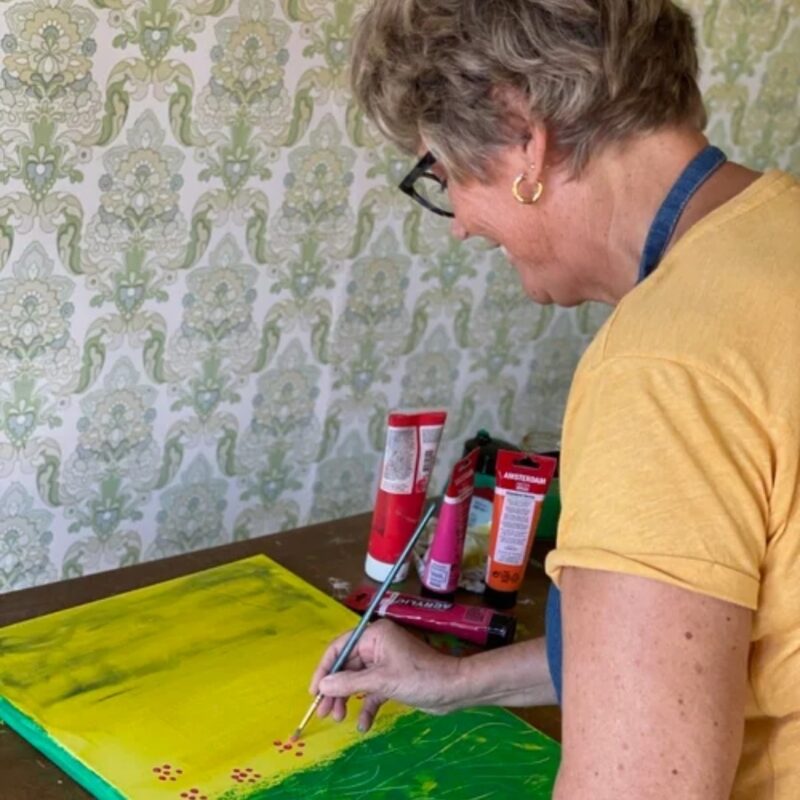 Ellen Van Brabandt visuals intuitief schilderen 7
