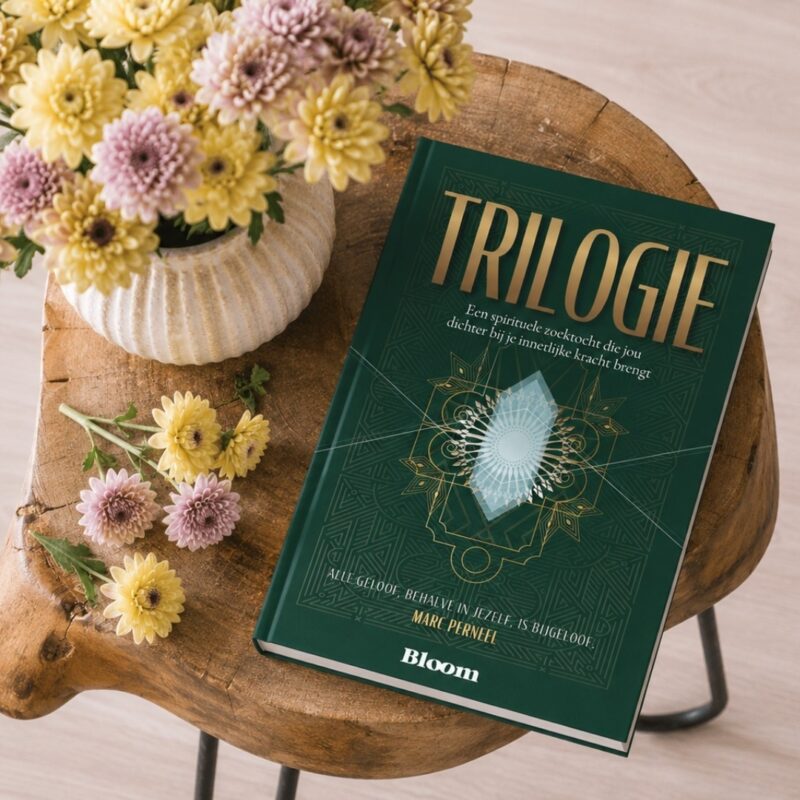 Trilogie het Convent de Essentie de Bron Marc Perneel Boek Bloom Uitgeverij Mockup 9789072189455