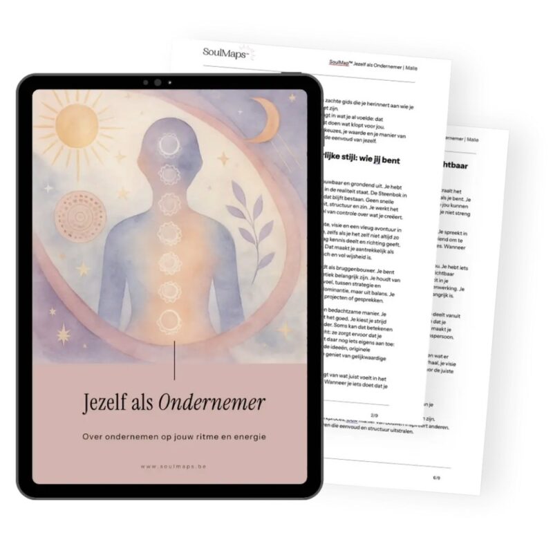 Soulmap jezelf als ondernemer