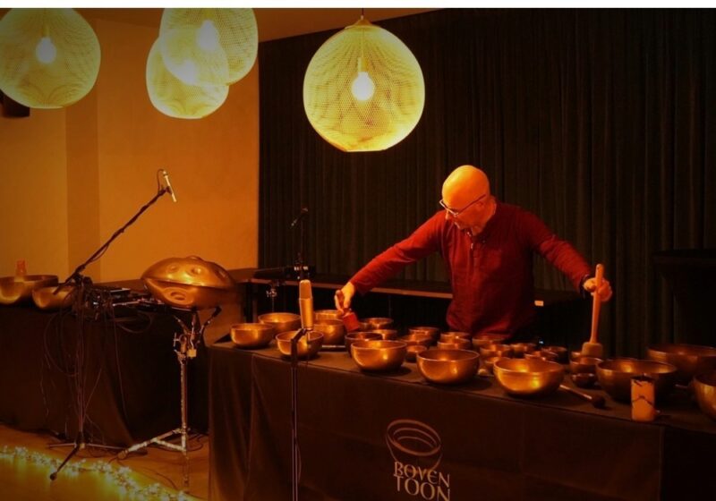 Boventoon 20 september ligconcert Andy Vanbeveren the inner drum journey 1000 X700