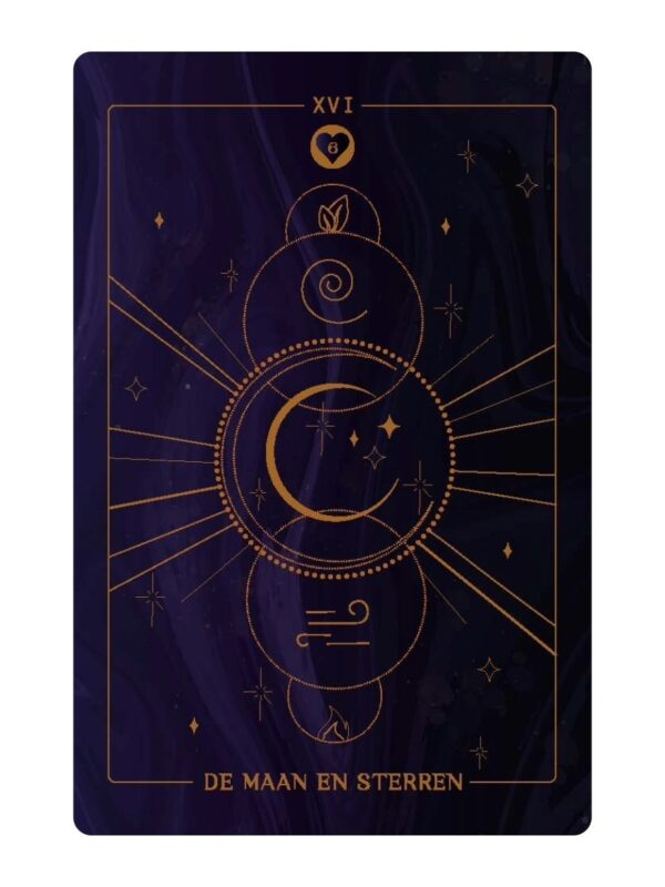 Kaart 16 de Maan en Sterren