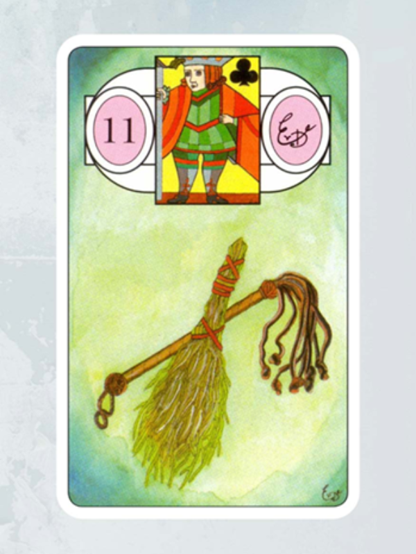 Kaart De Roede Lenormand Waarzegkaarten Erna Droesbeke Bloom Webshop