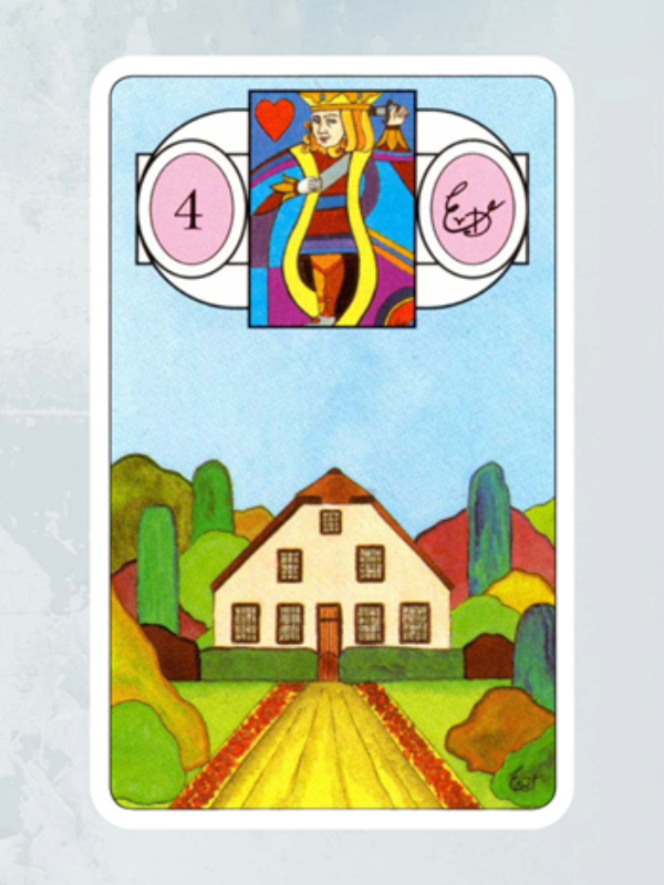 Kaart Het Huis Lenormand Waarzegkaarten Erna Droesbeke Bloom Webshop