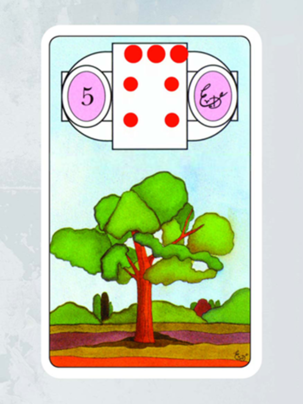 Kaart De Boom Lenormand Waarzegkaarten Erna Droesbeke Bloom Webshop