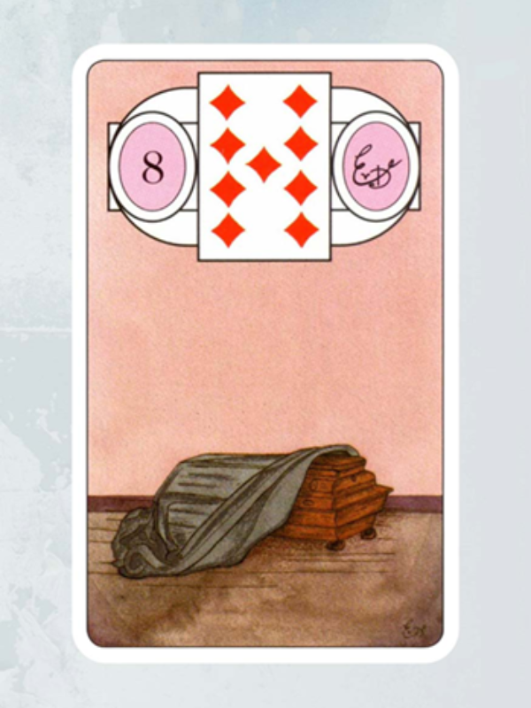 Kaart De Dood Lenormand Waarzegkaarten Erna Droesbeke Bloom Webshop