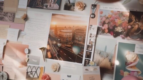 Bloom Academy visuals website Vision boards maken Nadia Comairi