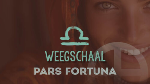 Gelukspunt in het teken Weegschaal