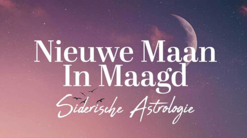 SIDERISCHE ASTROLOGIE Nieuwe Maan in Maagd header