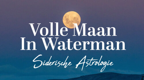 SIDERISCHE ASTROLOGIE Volle Maan in Waterman header