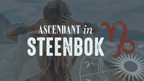 Ascendant in Steenbok + Ascendanthoroscoop 2025-2026