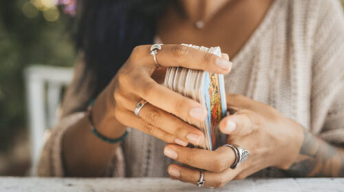 Tarot reading tarotkaarten kaartleggen deck