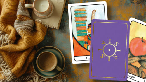 Tarot van isis set Erna Droesbeke 9789072189264 boek Bloom web