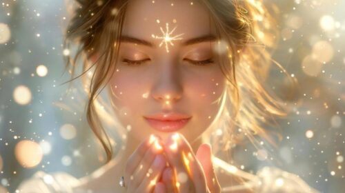 Transformeren naar een spiritueel medium Bloom