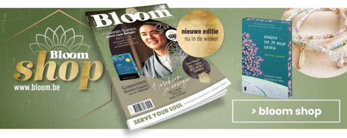 Bloom Shop Webshop platte banner Bloom website