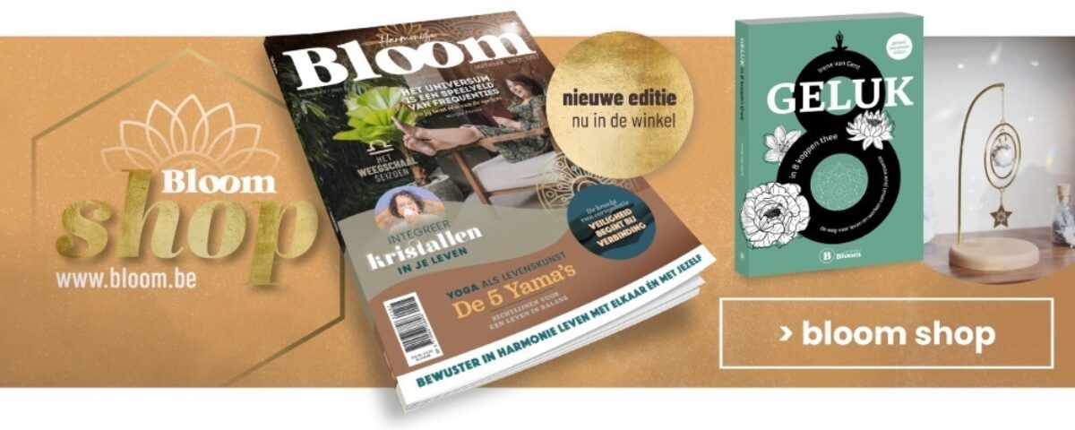 Bloom Shop Webshop platte banner Bloom website