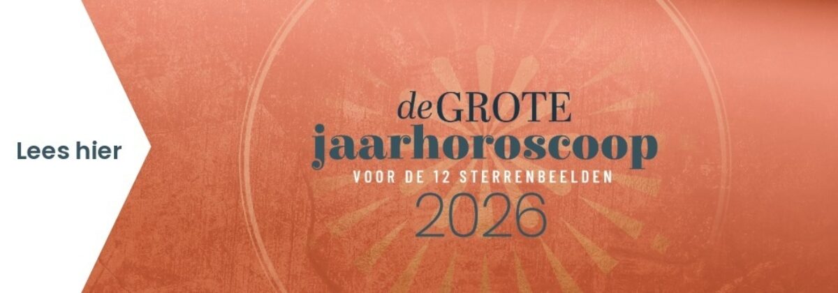Jaarhoroscoop 2026 platte banner