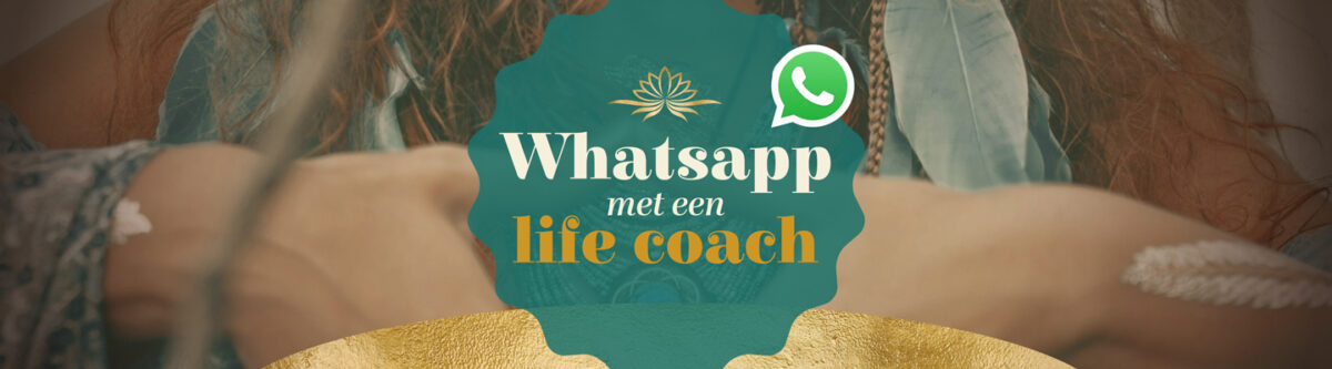 Whatsapp of sms met een life coach