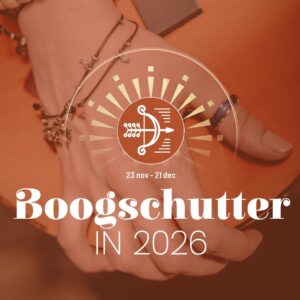 Jaarhoroscoop Boogschutter 2026 1080x1080