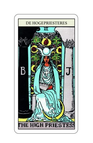 Tarotkaart De Hogepriesteres Bloom
