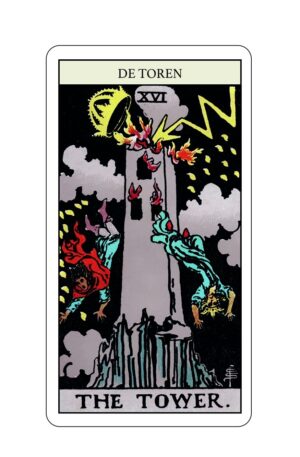Tarotkaart De Toren Bloom