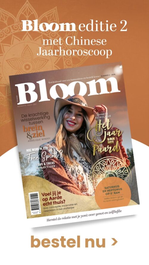 Bloom tijdschrift is uit Bestel staand