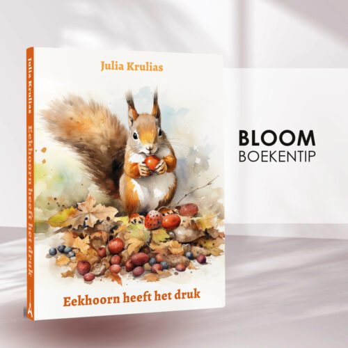 Eekhoorn heeft het druk boek cover artikel Bloom