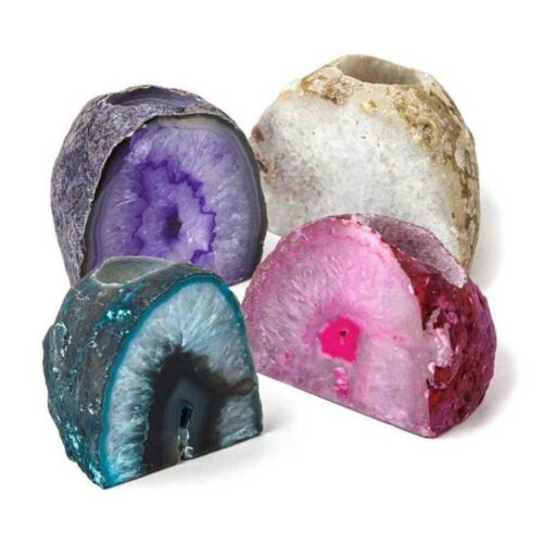 Geschenken met een extra betekenis edelstenen Agaat Theelichthouder Sfeerlicht Bloom webshop