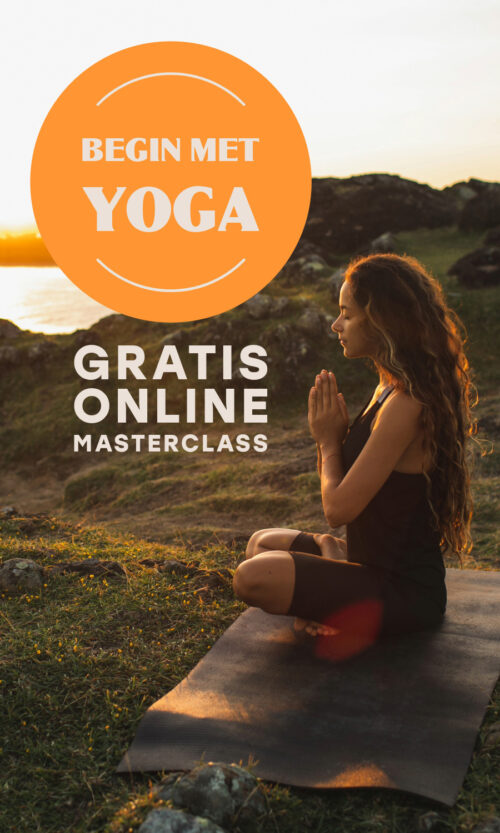 Happy with Yoga online masterclass Beginnen met Yoga cta langwerpig