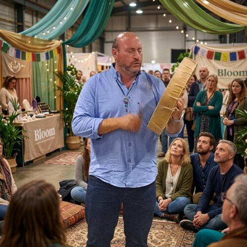 Itai de Leeuw contact met zielen door Blue Eagle Spirituele Beurs Bloom Fairs