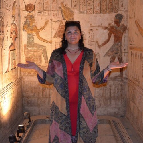 Lezing mystieke Egypte Nathalie Van Hoecke Brightfulness Spirituele Beurs Bloom Fair