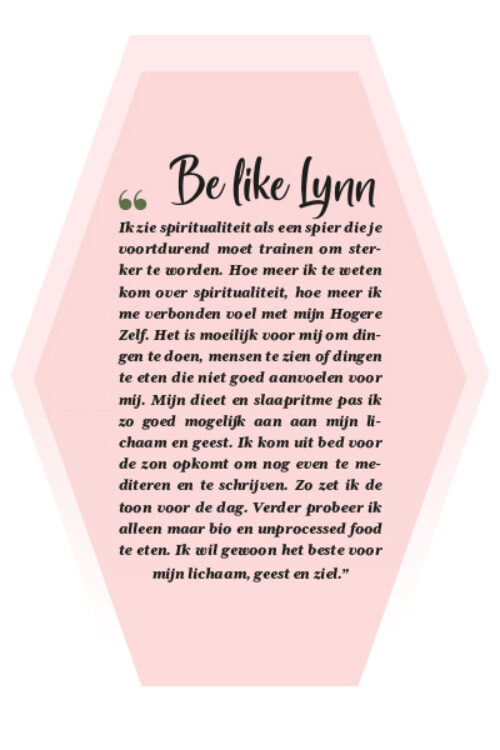 Lynn Van Heghe Quote Be Like Lyn