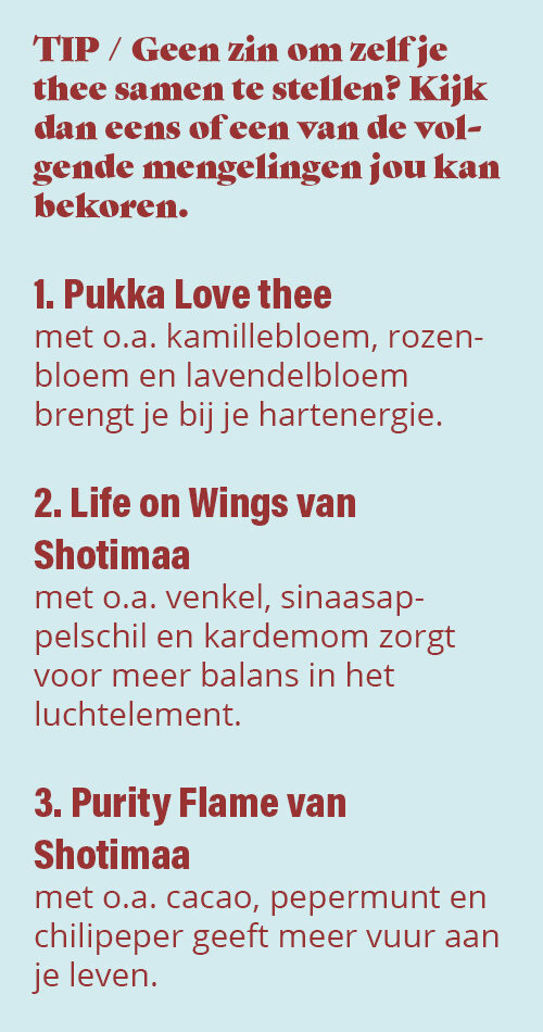 Medische astrologie thee Bloom web