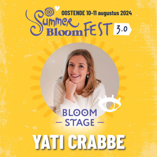 Summer Bloom Fest Oostende 2024 Leeuwenpoort meditatie Yati Crabbe