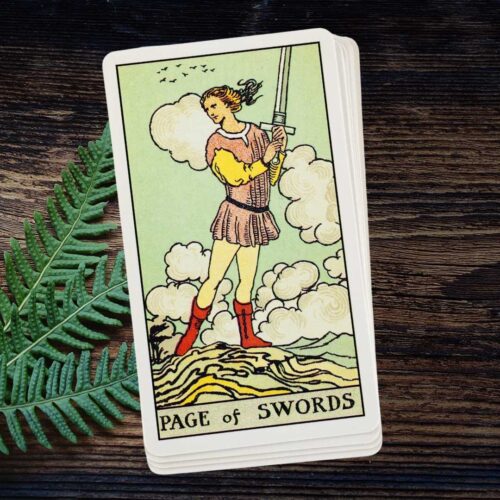 Tarot en Runenlegging Dossier 2024 Page van Zwaarden