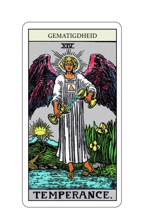 Tarotkaart De Gematigdheid Bloom