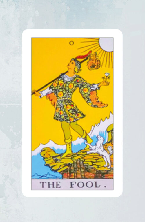 Dwaas Tarot Rider Waite Bloom Webshop