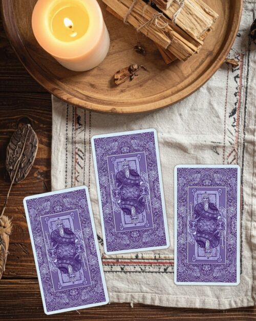 Gratis weekkaart Tarot Rider Waite kaarten back