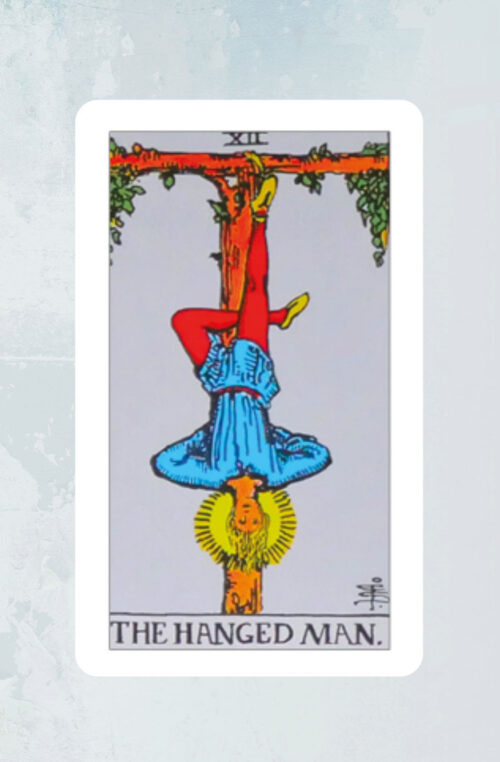 Gehangene Tarot Rider Waite Bloom Webshop1