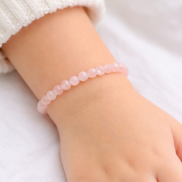 Edelstenen Kinderarmbandje Rozenkwarts