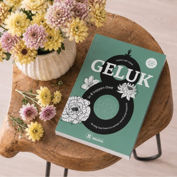 Geluk in 8 koppen thee achtvoudig pad yoga Irene van Gent sfeerbeeld