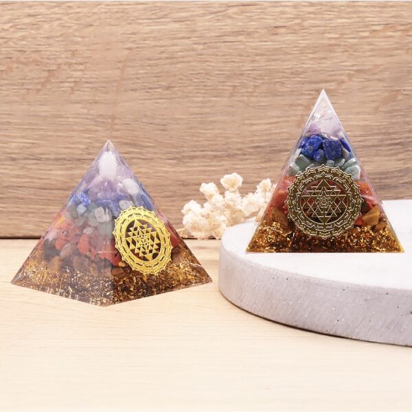 Orgonieten 1 Orgoniet 60 mm 7 Chakras Bloom Webshop