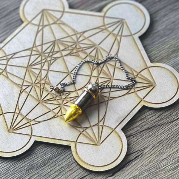 Pendel goud zilver koper bloom