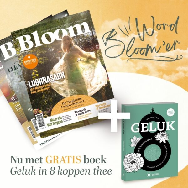 Print Gold Abonnement Bloom Tijdschrift Geluk in 8 koppen thee