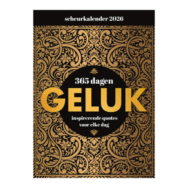 Scheurkalender 2026 365 dagen geluk 9789460972461