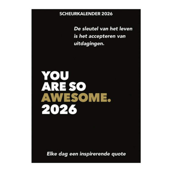 Scheurkalender 2026 You are so awesome 9789460972652
