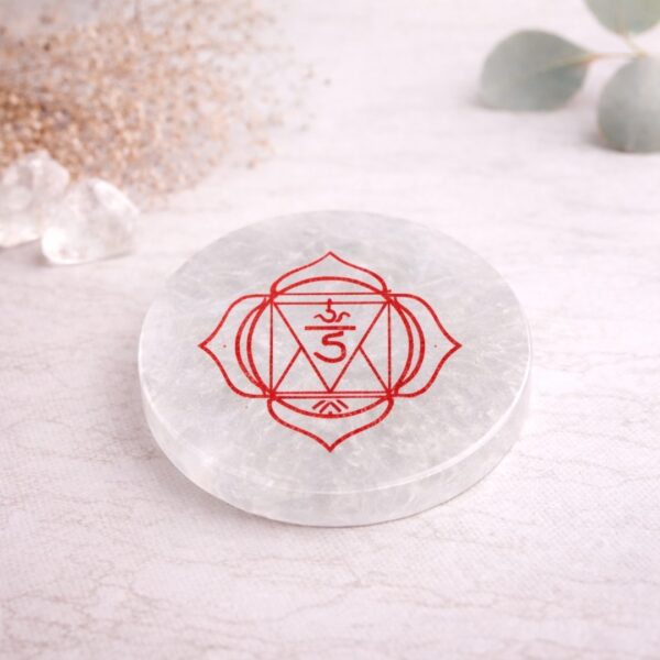 Seleniet Chakra schijf rood