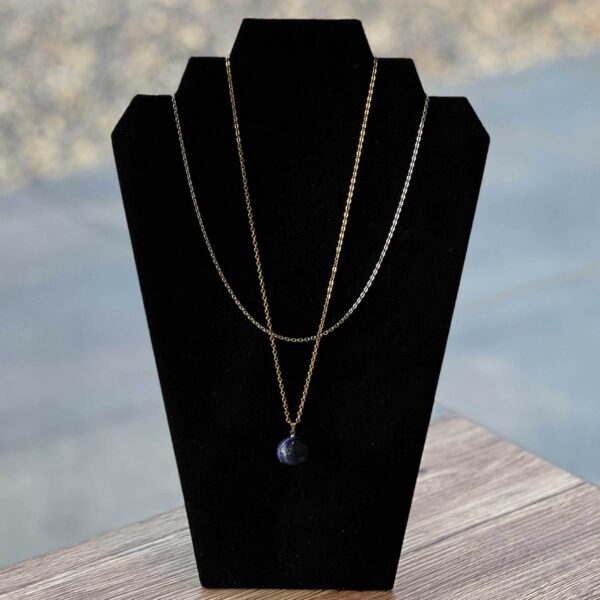 Stalen ketting zilver goud bloom